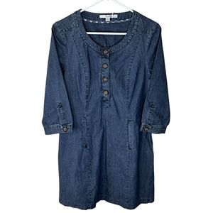 Boden Blue Denim Dress